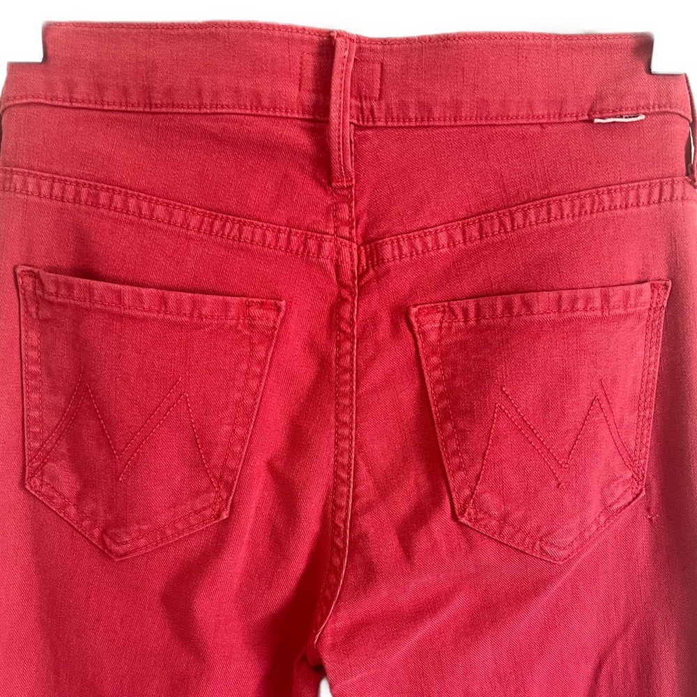 MOTHER Denim—The Mid Rise Dazzler Ankle, size 25, Fruit Punch - Picture 10 of 11